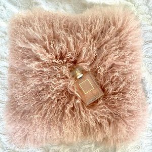 16x16 Mongolian Lamb Pillow Cover - 2 colors available